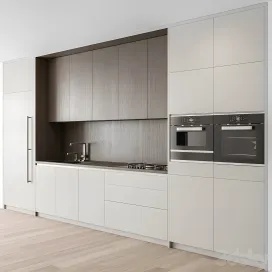 Kitchen modern white wood cabinets